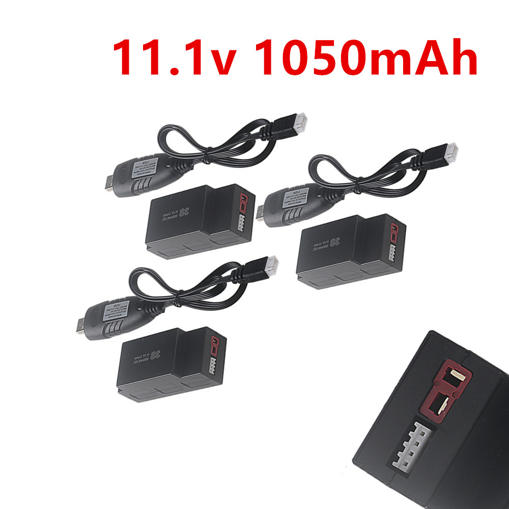 Rc Hobby Hub - 3s 11.1V 1050mAh Rechargable Lipo Battery