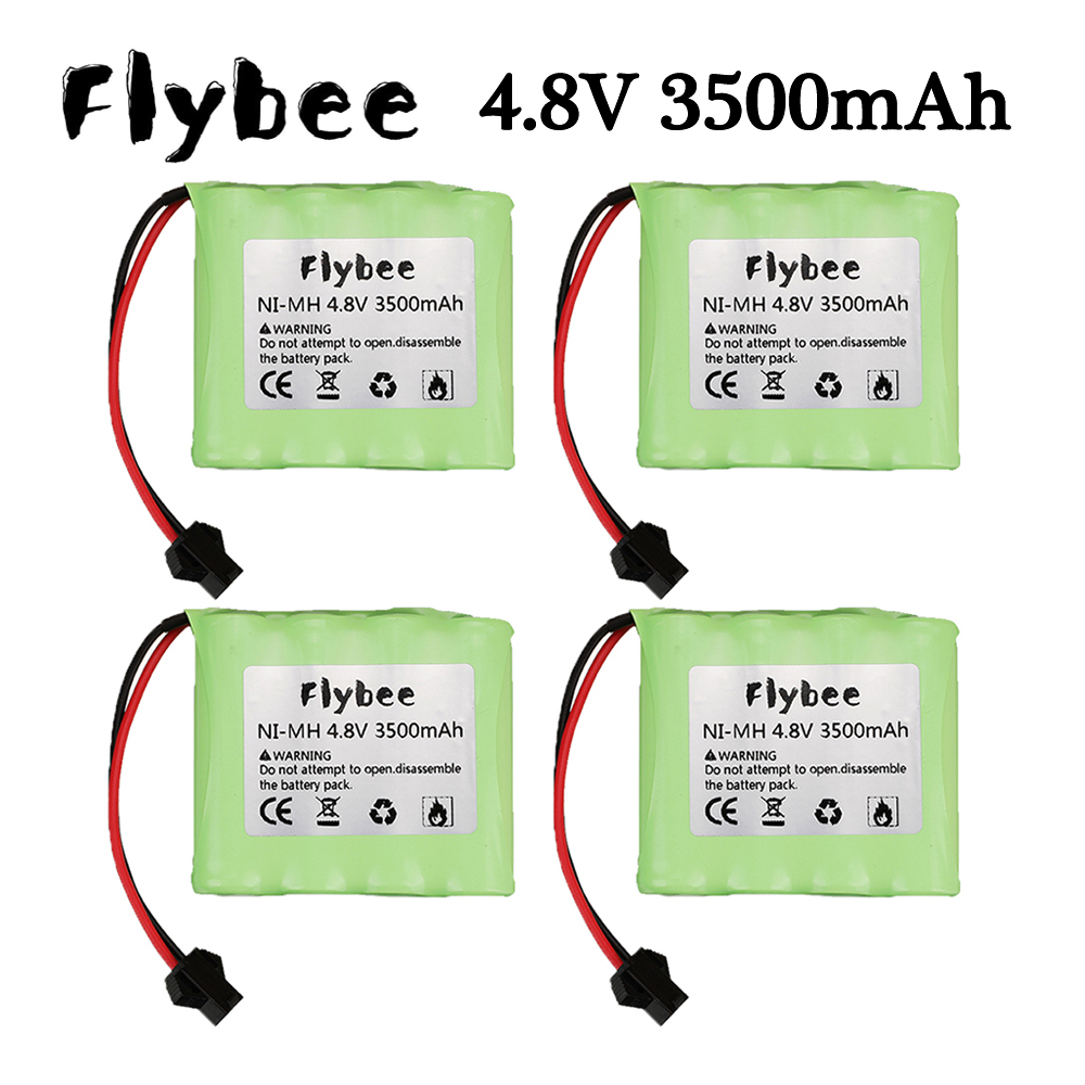 Rc Hobby Hub - 4.8v 3500mah 3000mah NiMH Battery For