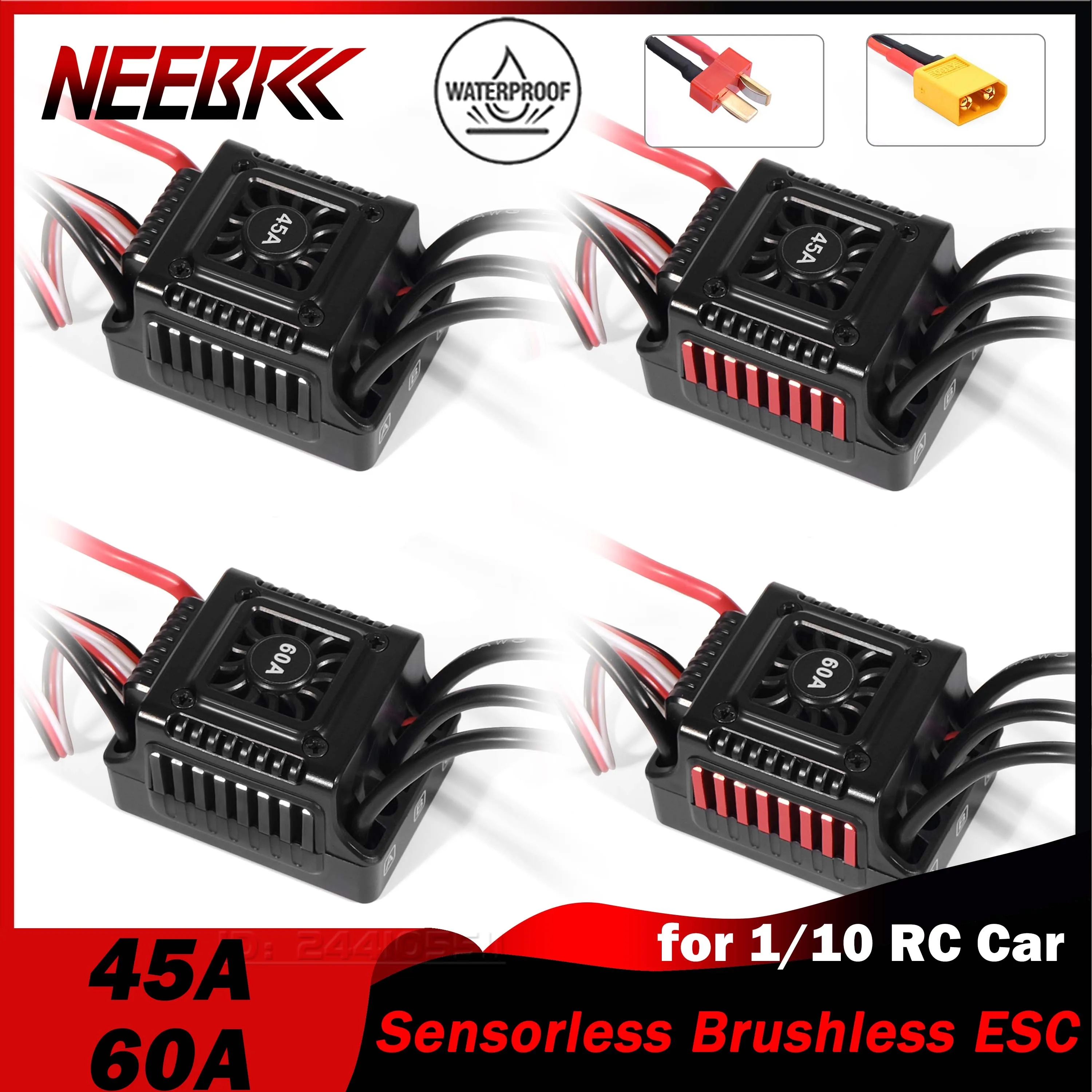 Esc Waterproof 60A - NEEBRC 45A 60A Sensorless Brushless ESC