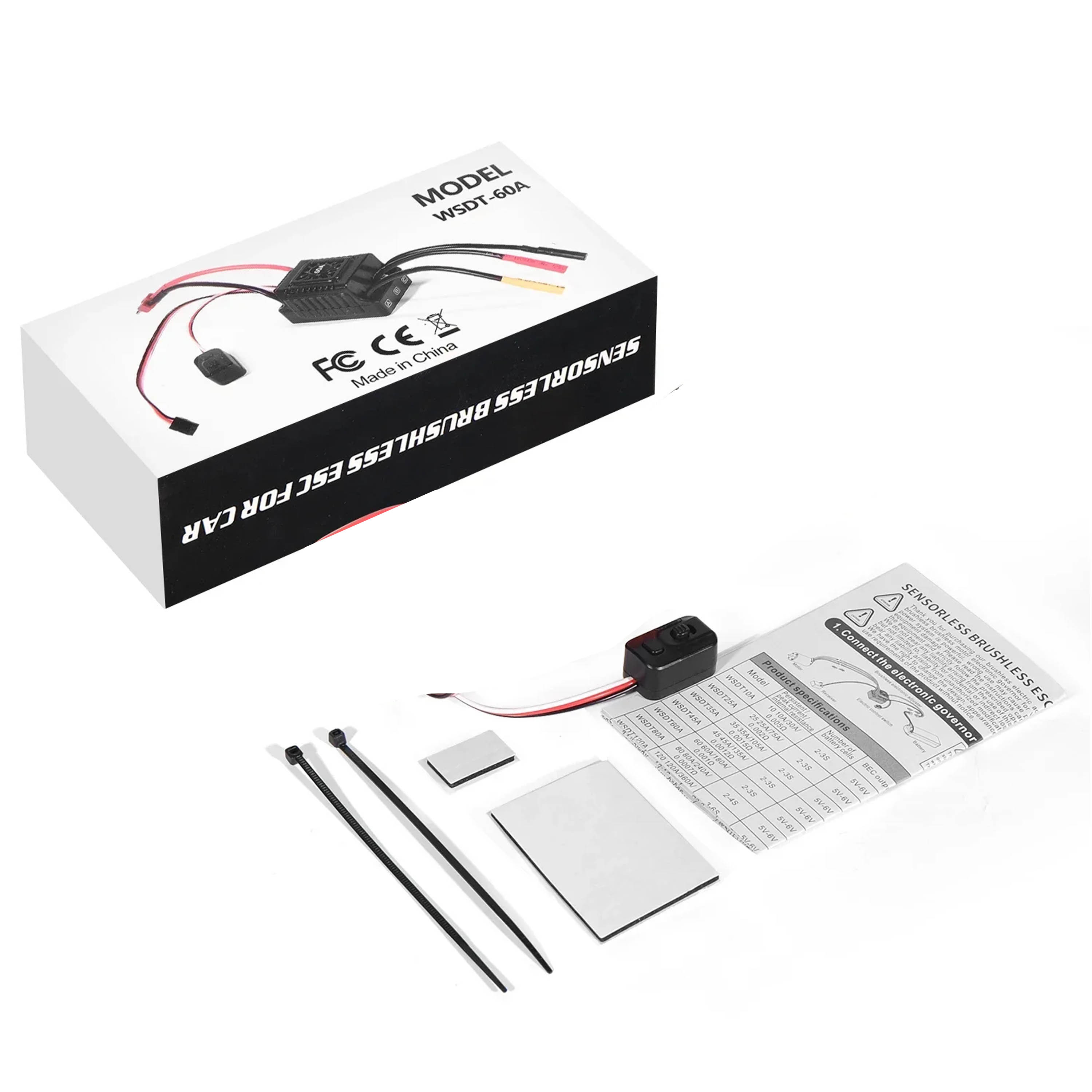 Esc Waterproof 60A - NEEBRC 45A 60A Brushless ESC Waterproof