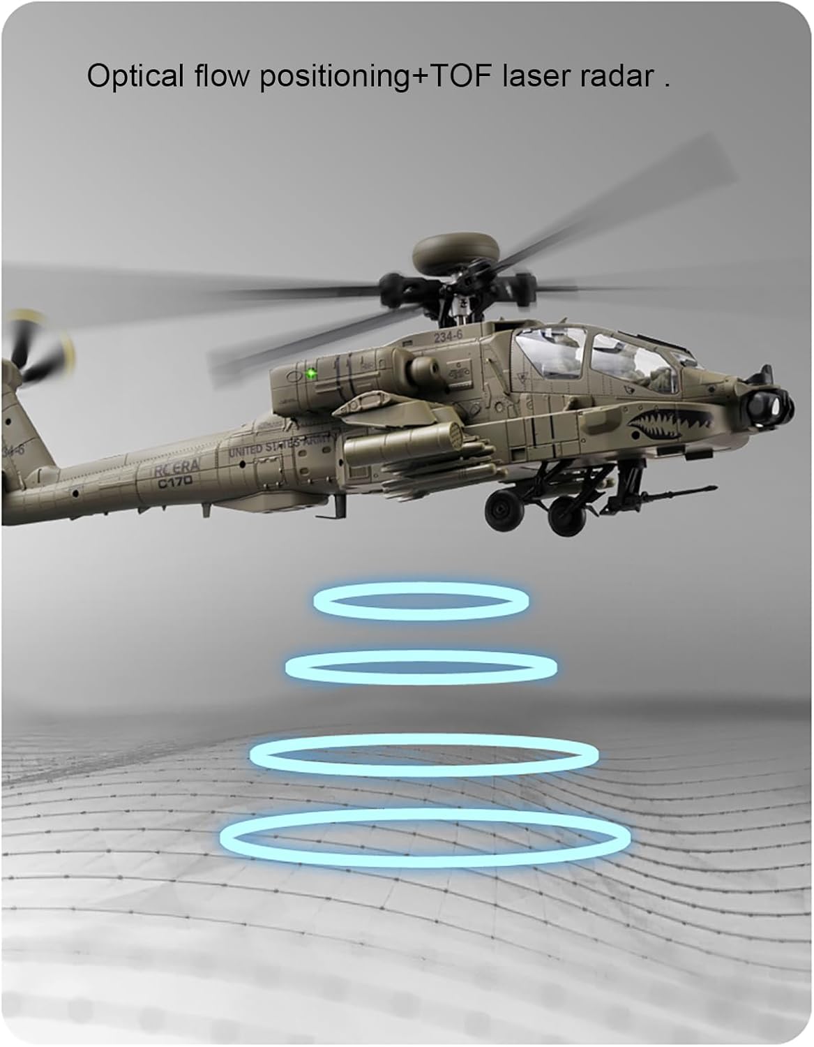 310MM 6CH C170 AH-64D Remote C - Rc Hobby Helicopter review and price