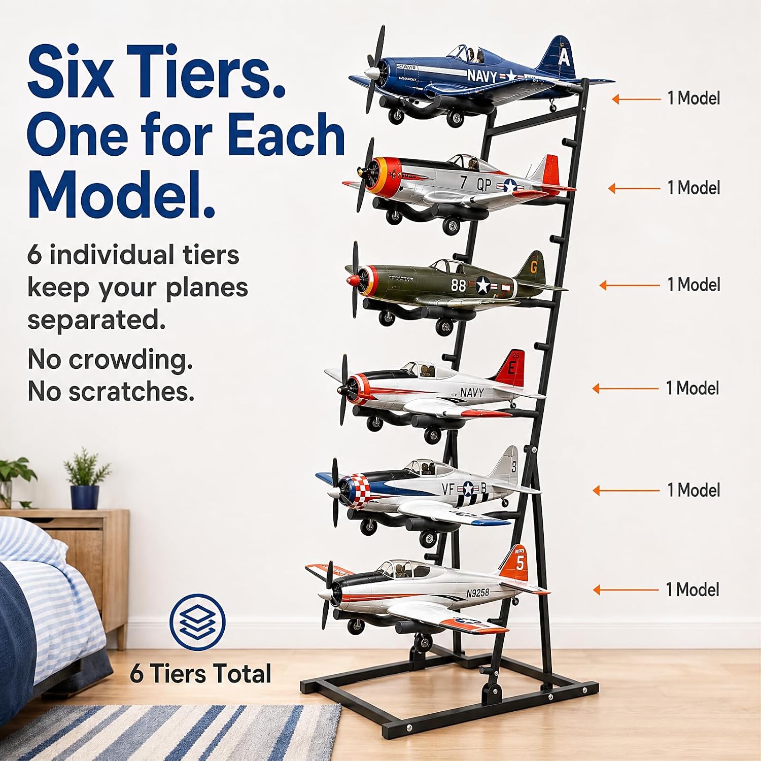 RC Airplane Stand 6-Tier, Mode - Rc Hobby Workshop review and price