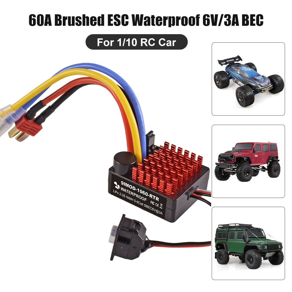 9IMOD 1060 RTR 60A ESC Brushed - Esc Waterproof 60A review and price