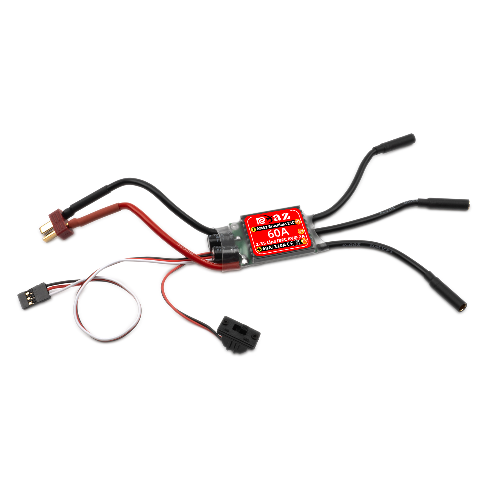 RCXAZ AM32 60A Brushless ESC E - Esc Waterproof 60A review and price