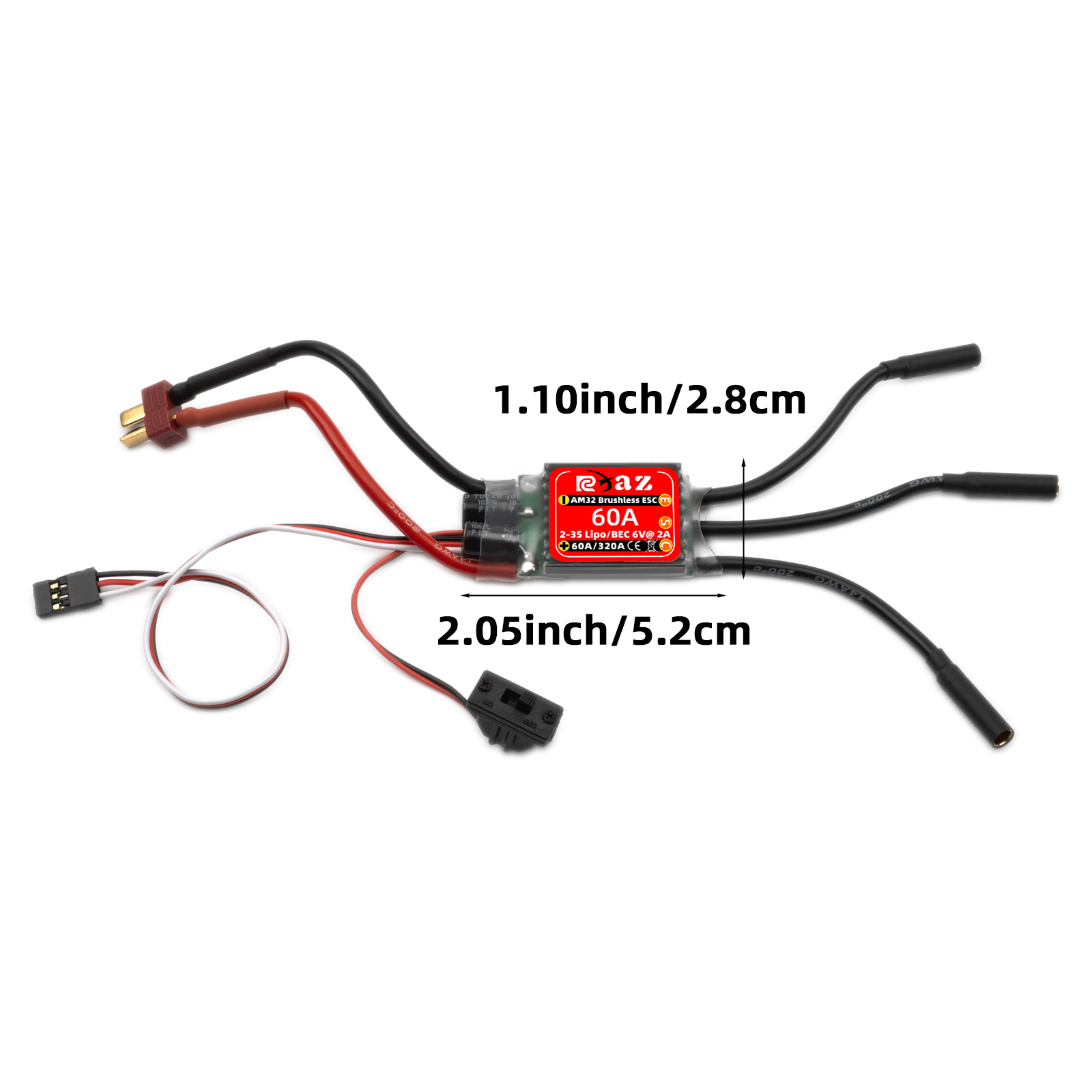 RCXAZ AM32 60A Brushless ESC E - Esc Waterproof 60A review and price